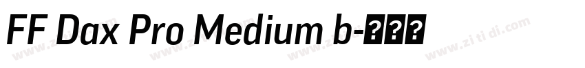 FF Dax Pro Medium b字体转换